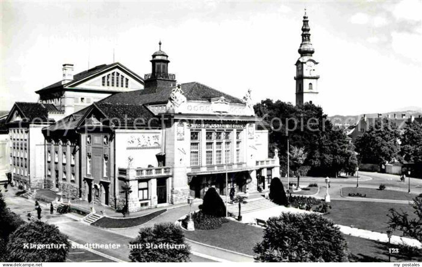 72767920 Klagenfurt Woerthersee Stadttheater Stadtturm Klagenfurt - Sonstige & Ohne Zuordnung