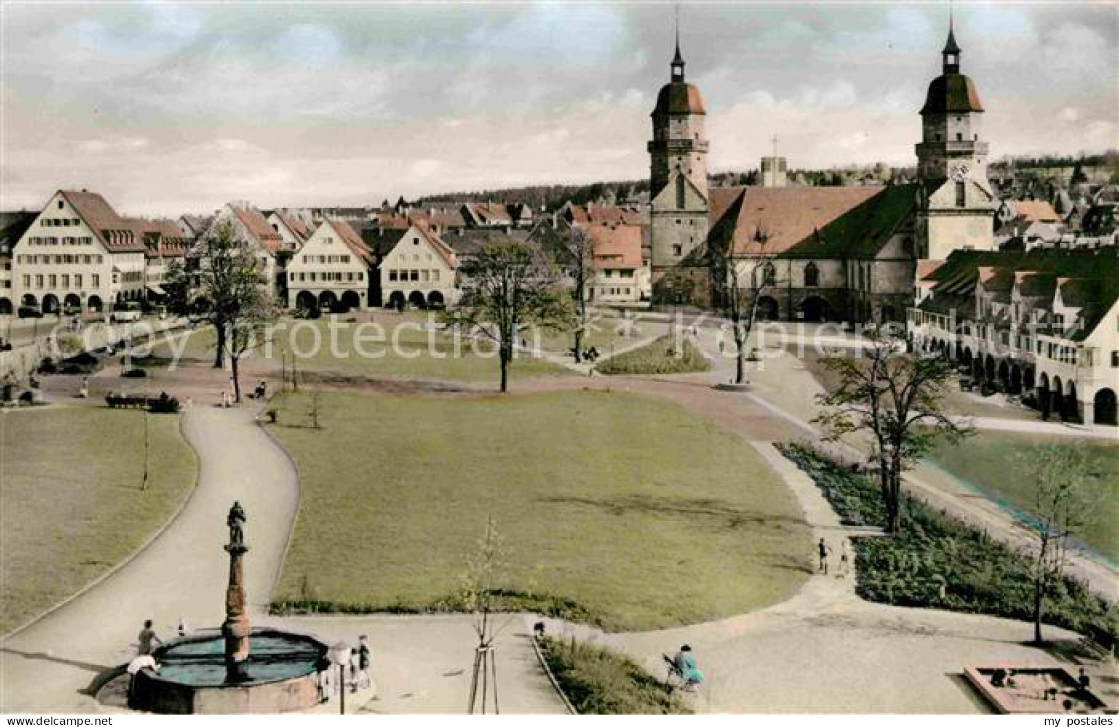 72767832 Freudenstadt Marktplatz Evangelische Kirche Freudenstadt - Freudenstadt