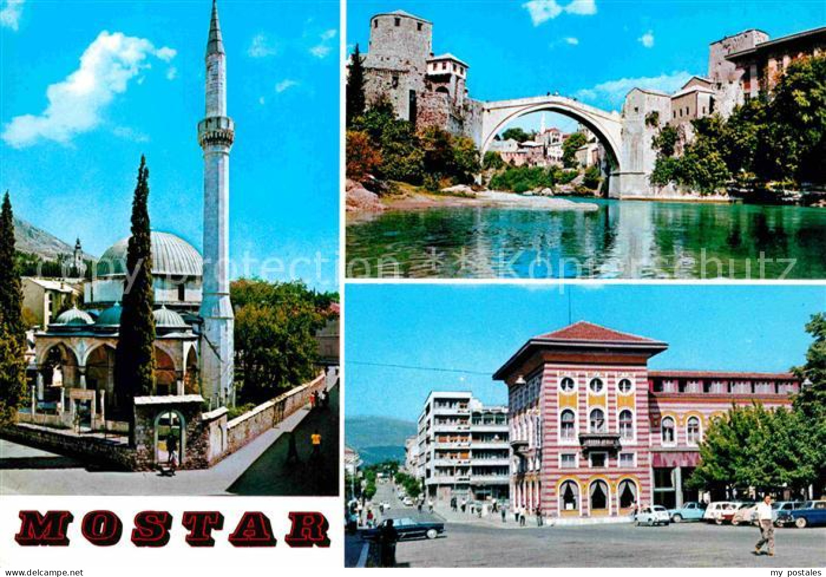 72767601 Mostar Moctap Mit Steinbruecke  Mostar - Bosnie-Herzegovine