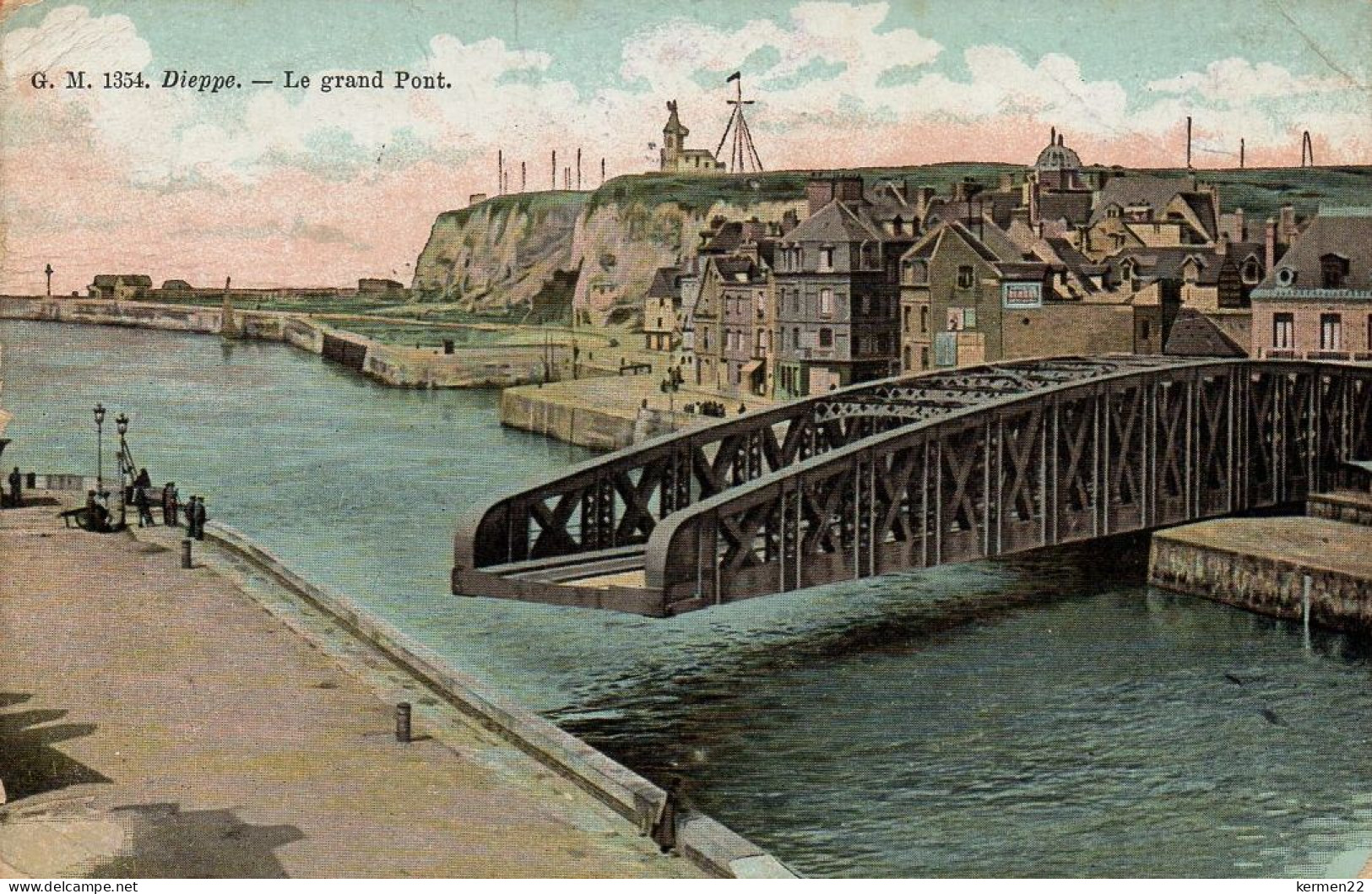 CPA 76 DIEPPE Le Grand Pont - Dieppe