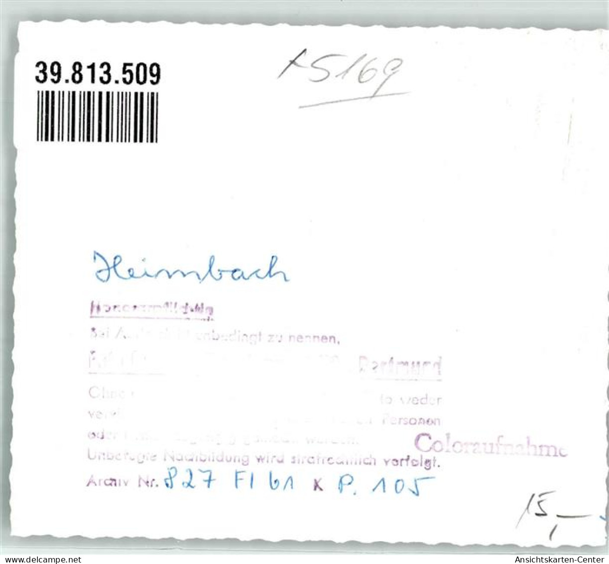 39813509 - Heimbach , Eifel - Andere & Zonder Classificatie