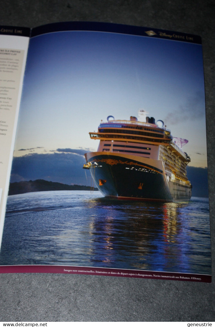 Beau Document Publicitaire 2016 Paquebot "Disney Cruise Line - Walt Disney Liner" - Programs