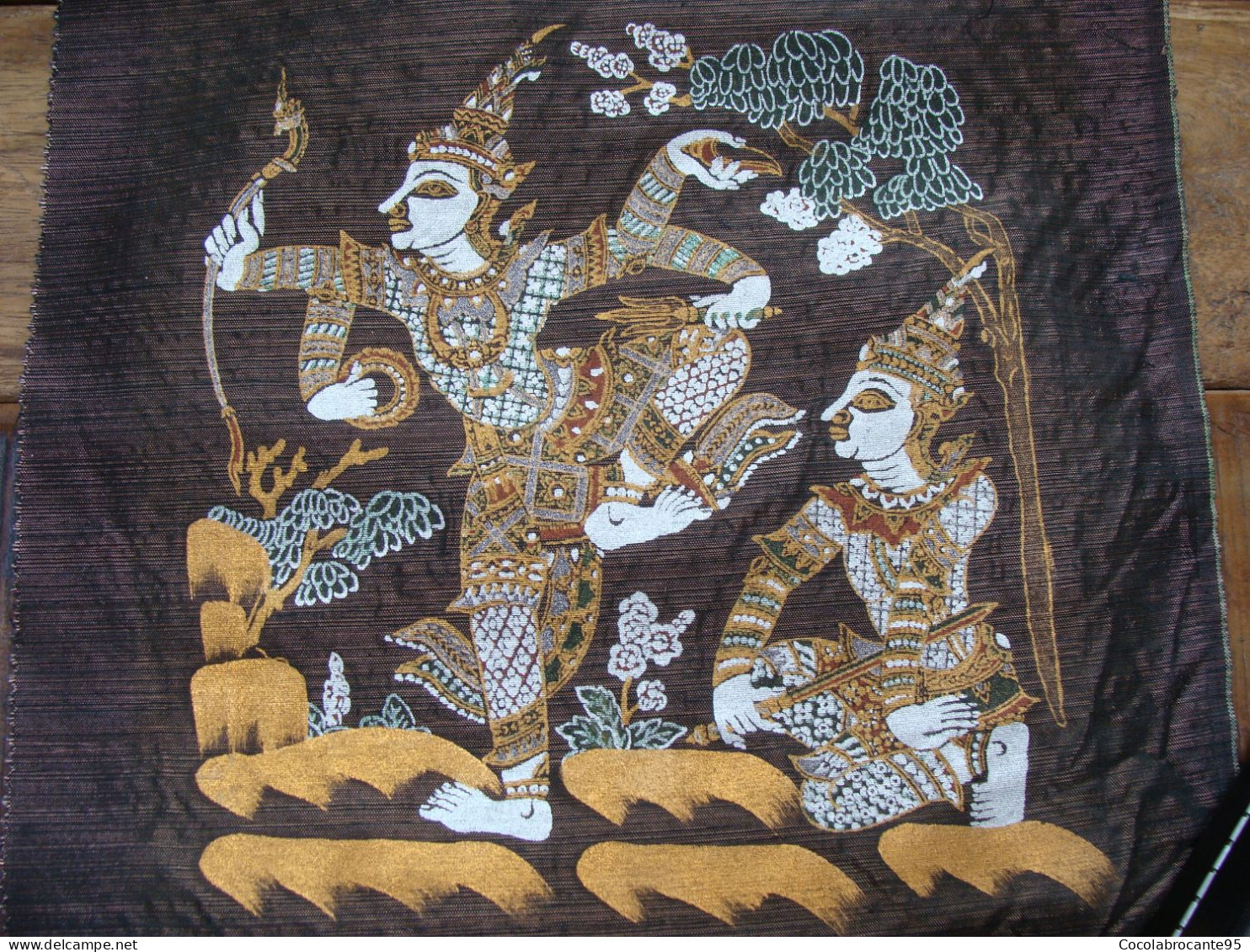 Peinture Sur Soie / Thaïlande / Danse - Asian Art