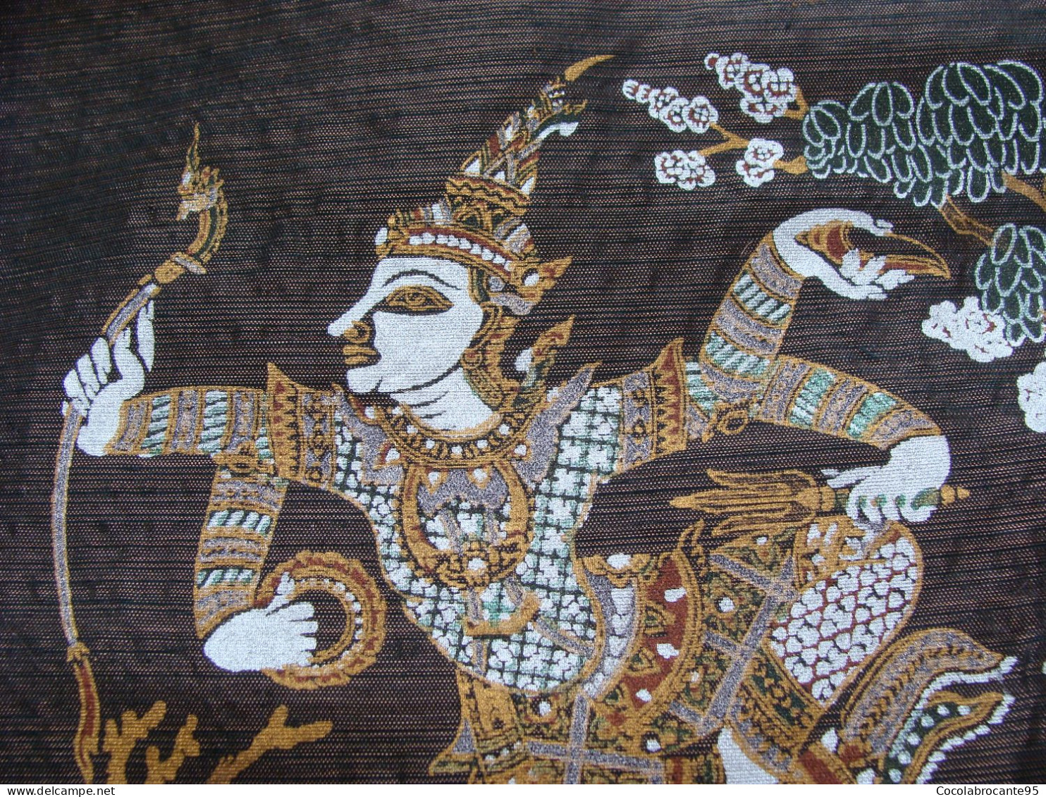 Peinture Sur Soie / Thaïlande / Danse - Art Asiatique