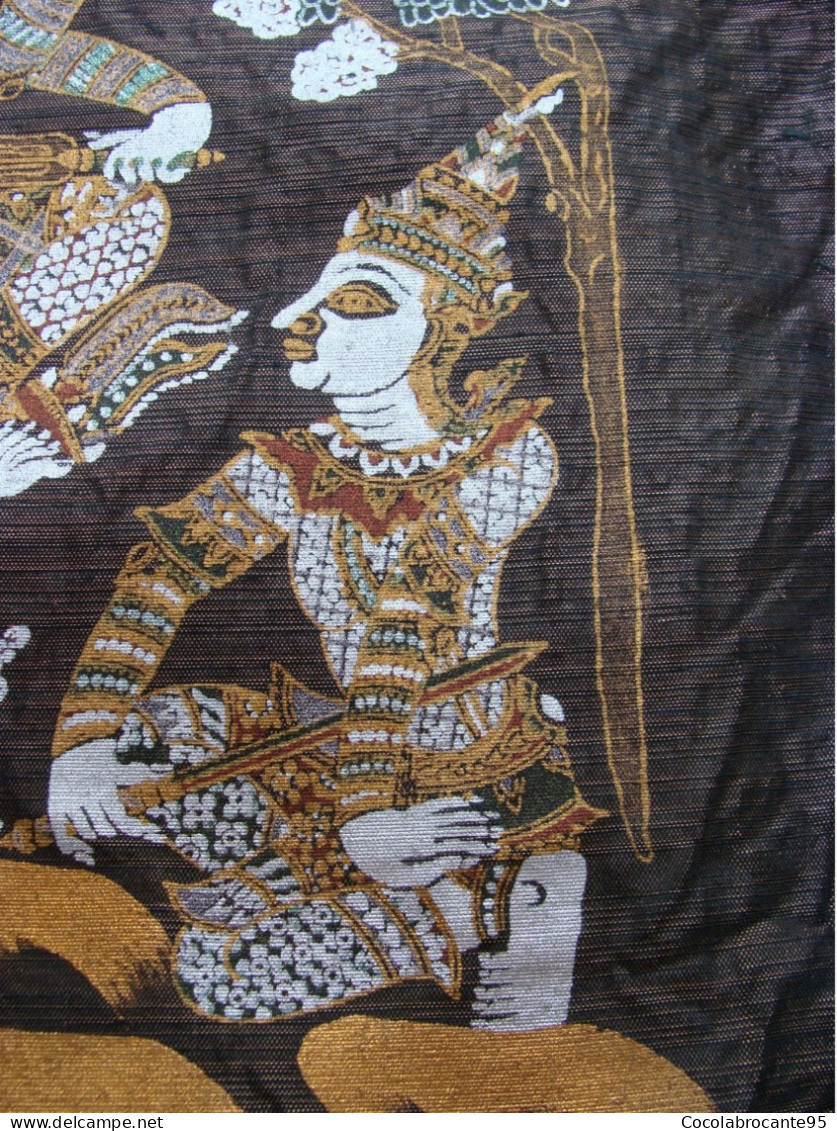 Peinture Sur Soie / Thaïlande / Danse - Asiatische Kunst