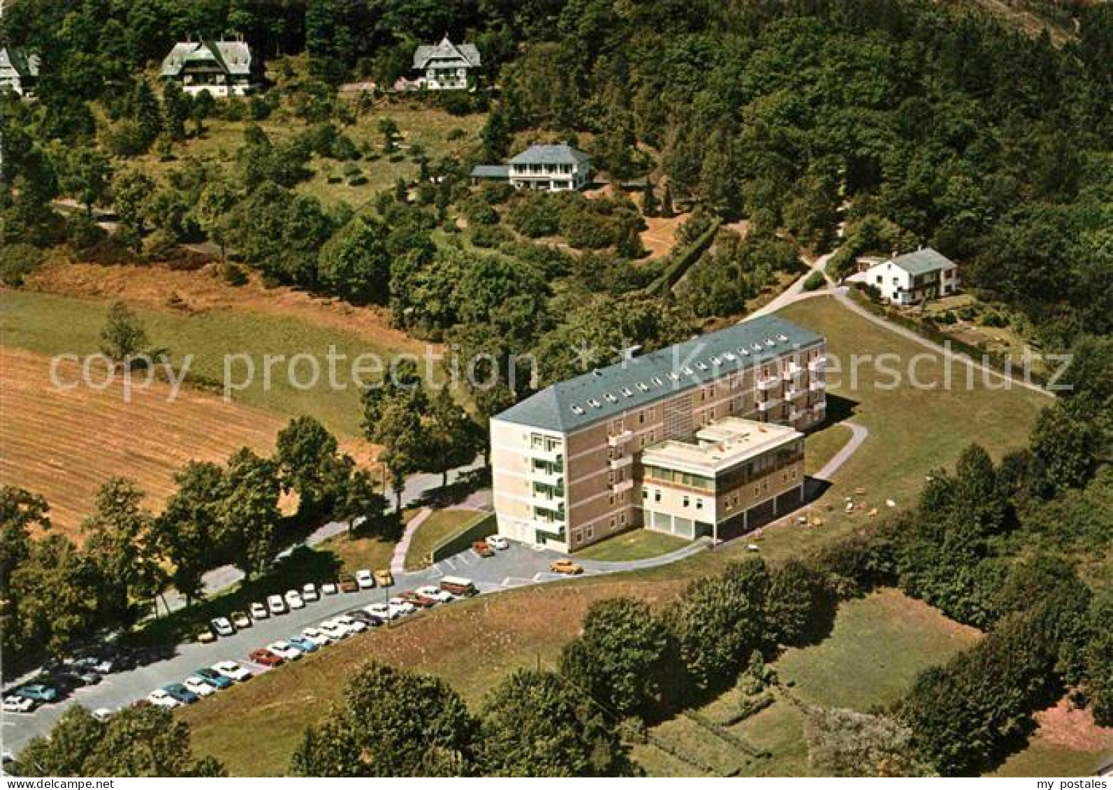 72767171 Bad Laasphe Schlossberg Sanatorium Wittgenstein Fliegeraufnahme Bad Laa - Bad Laasphe