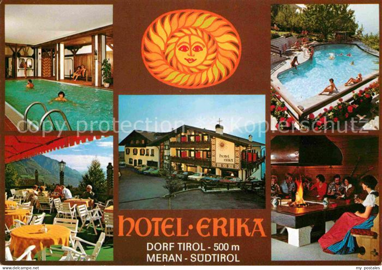 72767164 Dorf Tirol Hotel Erika Hallenbad Terrasse Gastraum Schwimmbad Firenze - Sonstige & Ohne Zuordnung