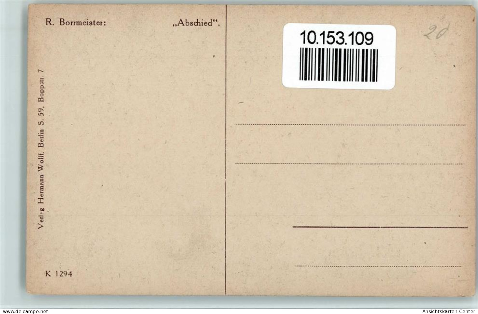 10153109 - Trompeter V. Saeckingen Sign Borrmeister - - Other & Unclassified