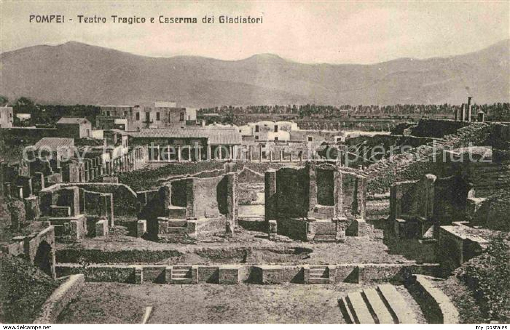 72767045 Pompei Teatro Tragico E Caserma Dei Gladiatori Antike Staette Pompei - Andere & Zonder Classificatie