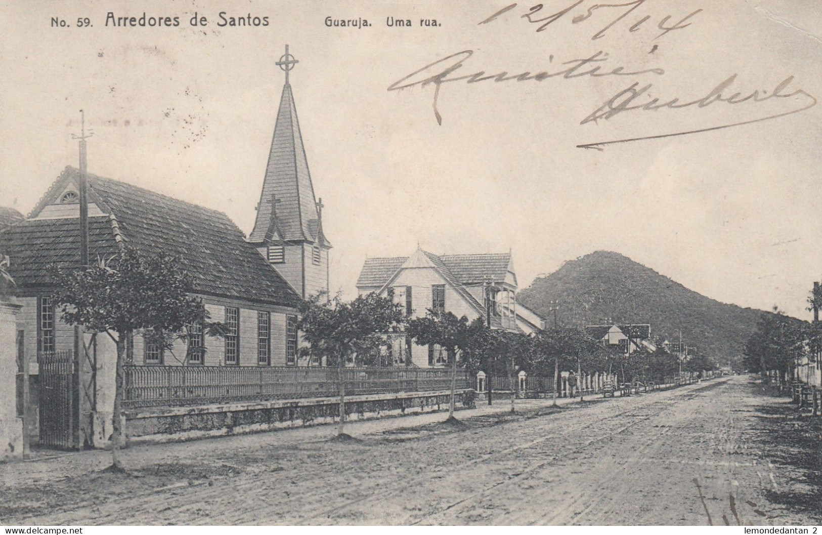 BRAZIL - ARREDORES DE SANTOS N ° 59 GUARUJA UMA RUA - São Paulo