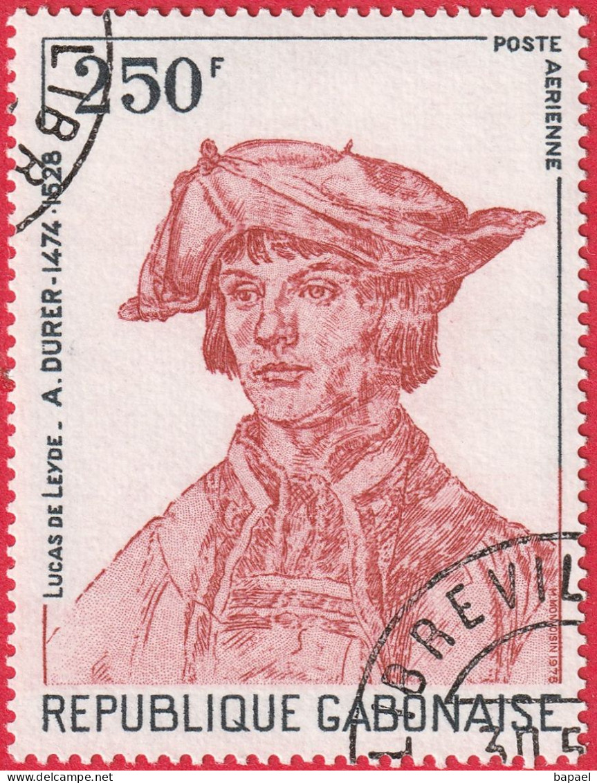 N° Yvert & Tellier PA210  (République Gabonnaise) (1978) (Oblitéré - Gomme D'Origine) - 450è Anniv. Décès Albrecht Dürer - Gabon (1960-...)