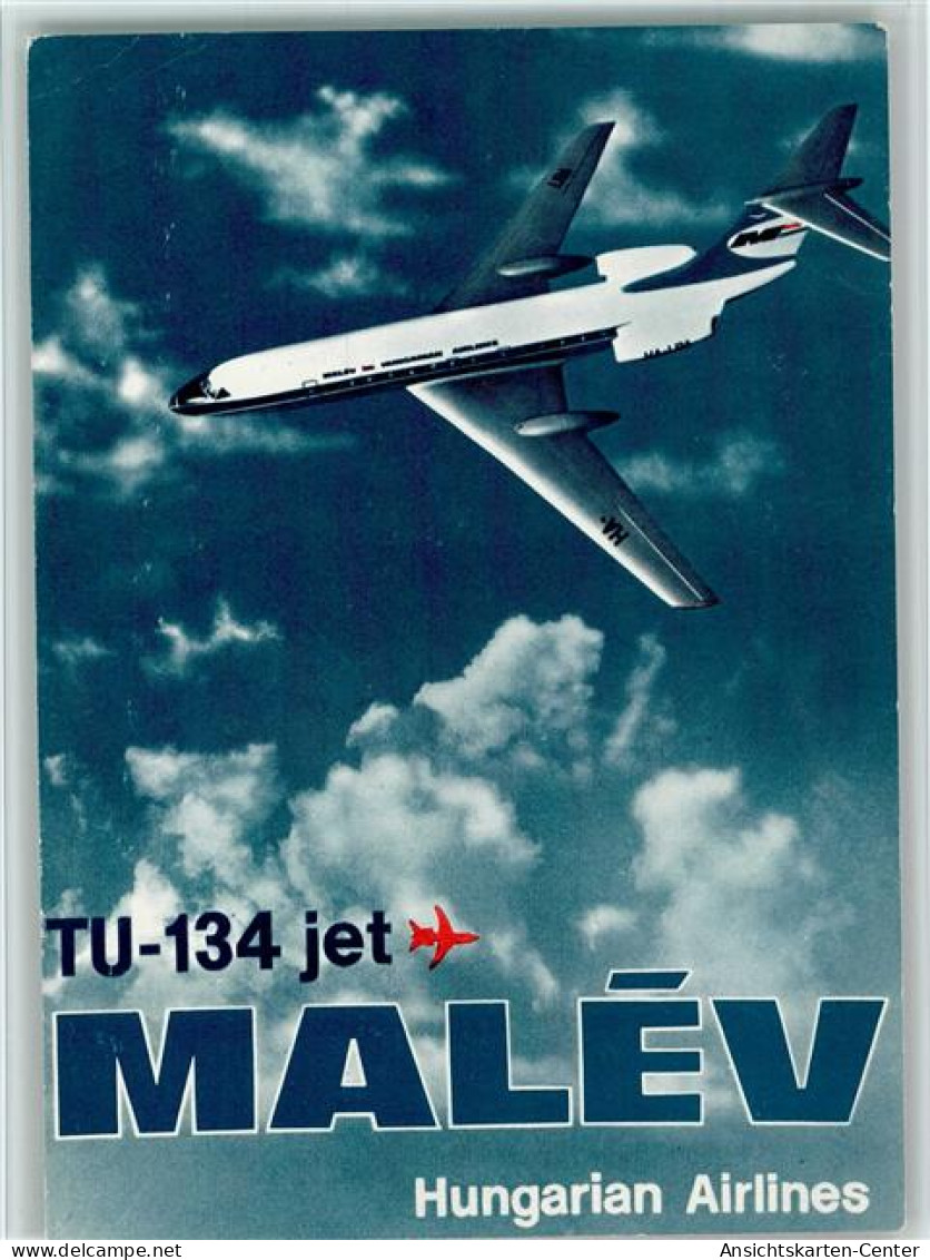 12098609 - Fluglinien Malev Hungarian Airlines TU-134 - Other & Unclassified