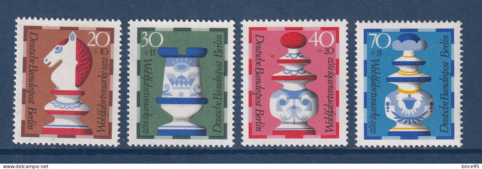 Allemagne Berlin - YT N° 400 à 403 ** - Neuf Sans Charnière - 1972 - Ongebruikt