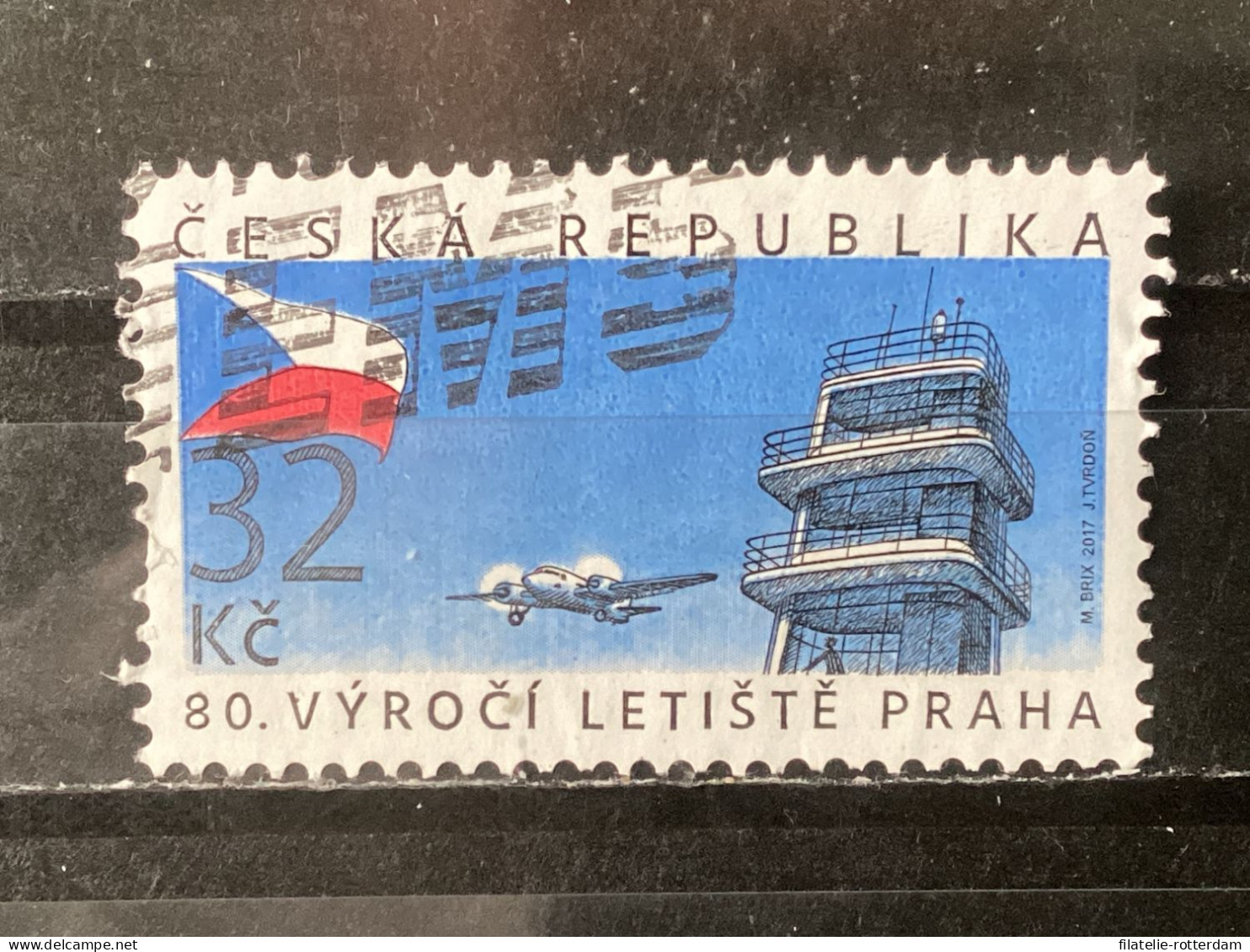 Czech Republic / Tsjechië - Airport Prague (32) 2017 - Used Stamps