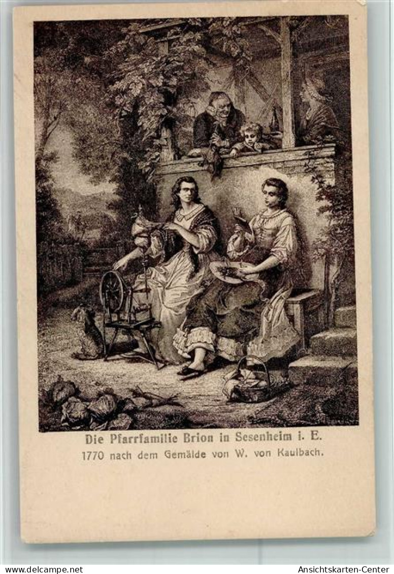 10507009 - Kaulbach H. Pfarrfamilie Brion In Sesenheim - Kaulbach, Hermann