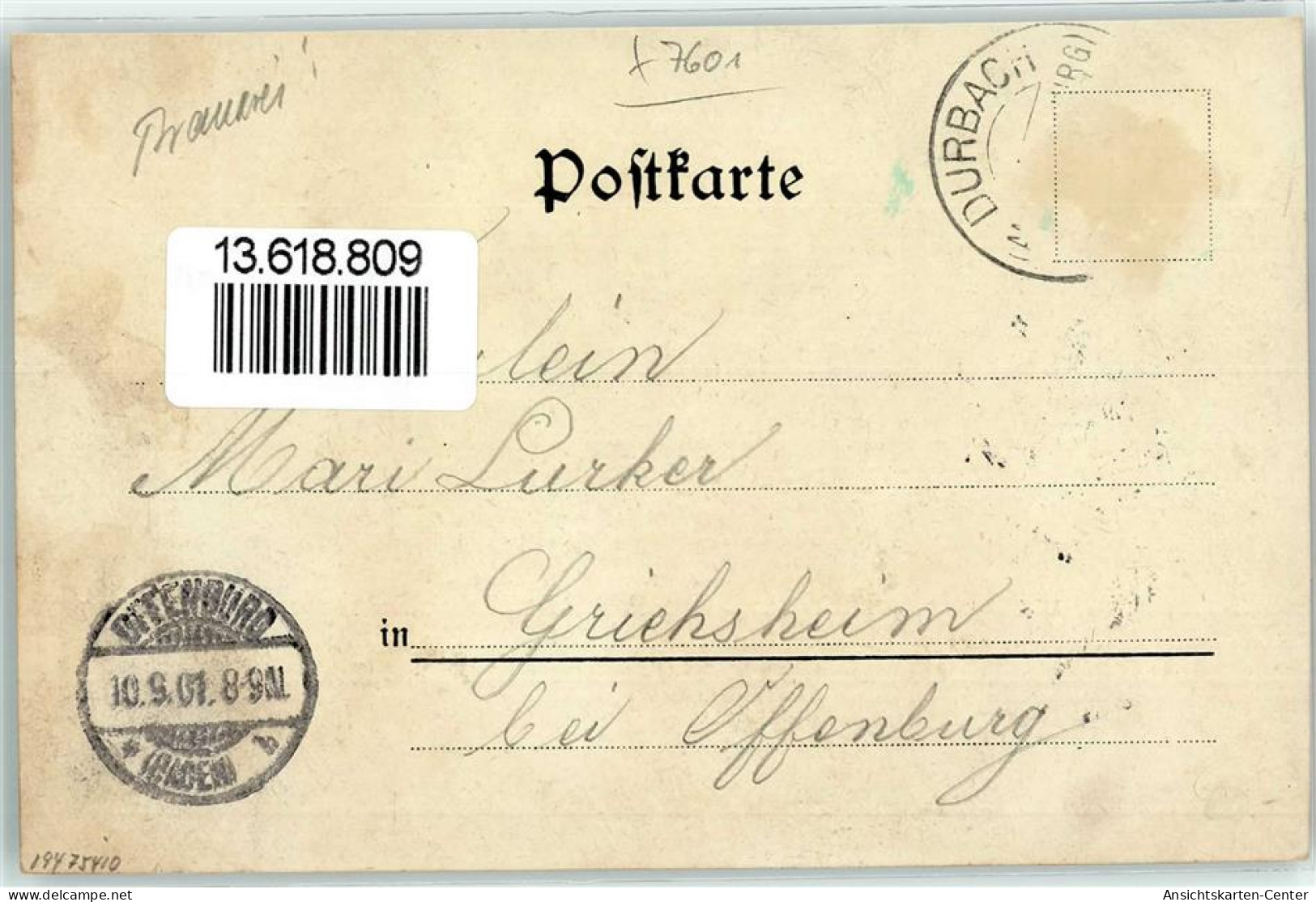 13618809 - Durbach - Andere & Zonder Classificatie