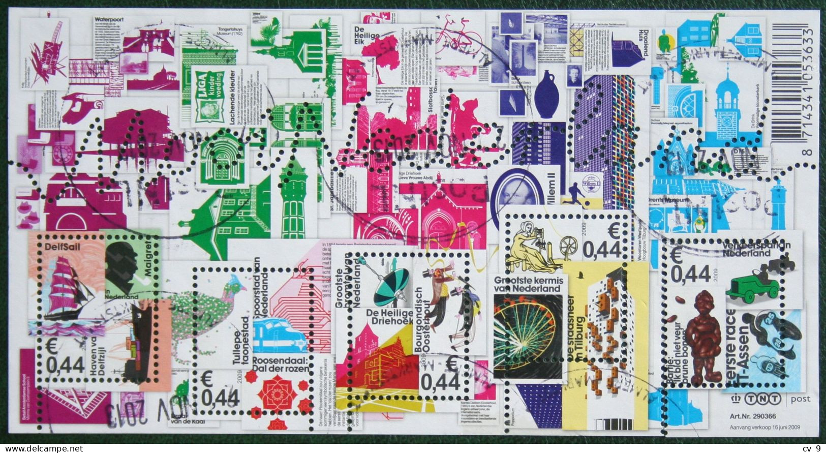 Verzamelblok Mooi Nederland NVPH 2651 (Mi Block 118) 2009 Used Gebruikt Oblitere NEDERLAND NIEDERLANDE / NETHERLANDS - Used Stamps