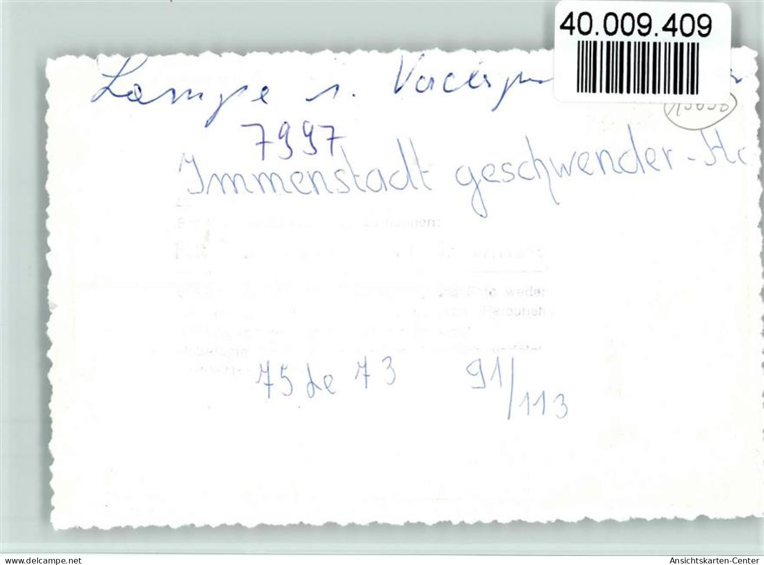 40009409 - Immenstadt I. Allgaeu - Immenstadt