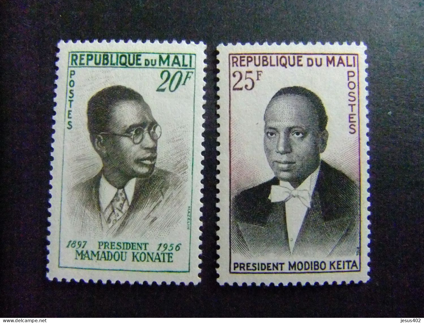 56 MALI REPUBLICA De MALI 1961 / PRESIDENTES (MAMADOU - MODIBO / YVERT 13 / 14 MNH - Mali (1959-...)