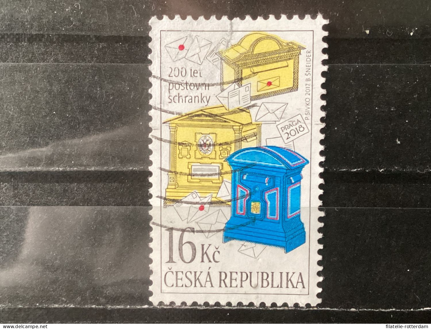 Czech Republic / Tsjechië - Letter Boxes (16) 2017 - Used Stamps