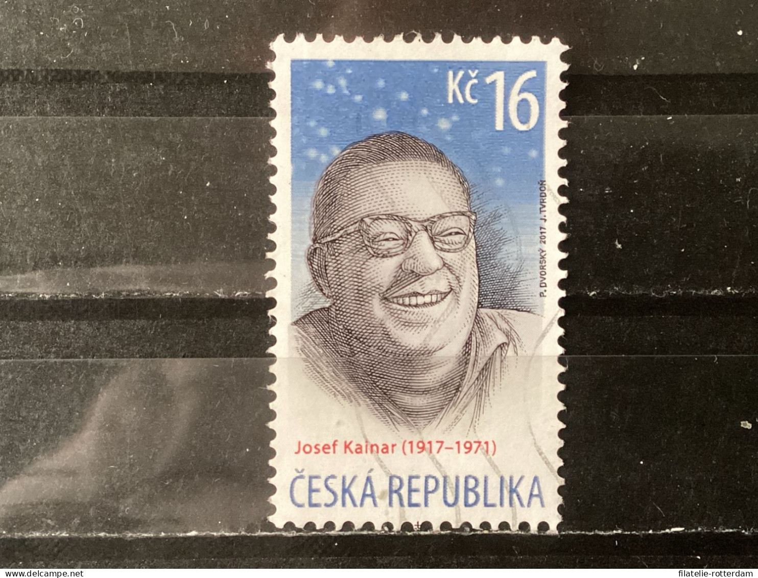 Czech Republic / Tsjechië - Josef Kainar (16) 2017 - Used Stamps