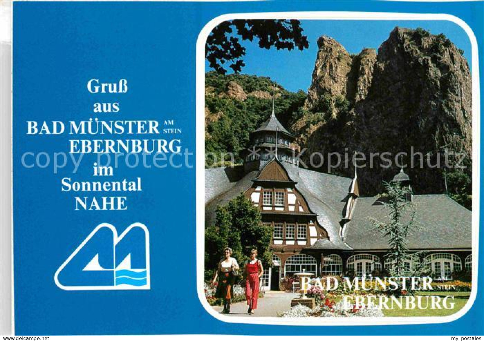 72765199 Bad Muenster Stein Ebernburg Kurmittelhaus Rheingrafenstein Felsen Bad  - Otros & Sin Clasificación