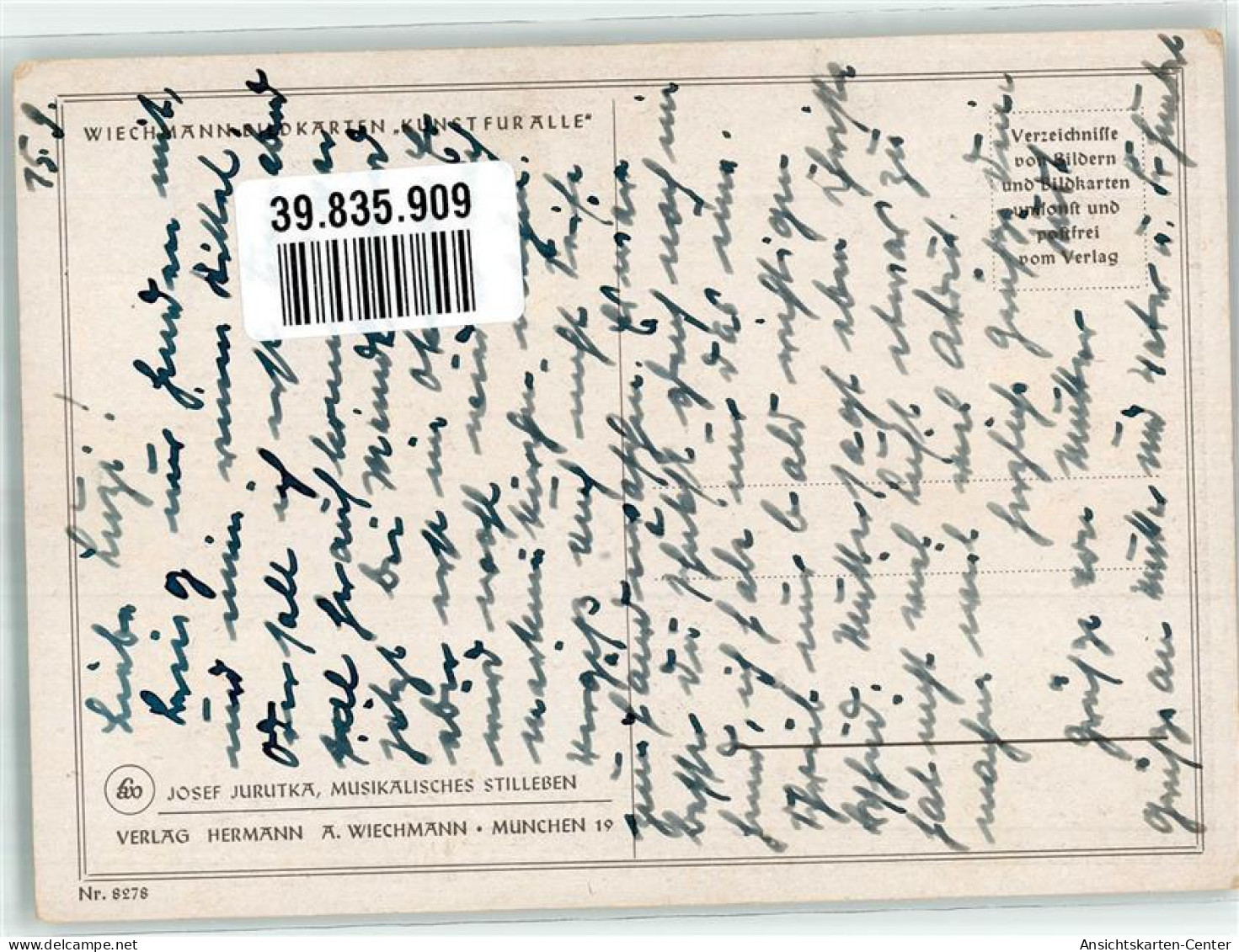 39835909 - Sign. Jurutha Josef Geige Verlag Wiechmann Nr.8278 - Sonstige & Ohne Zuordnung