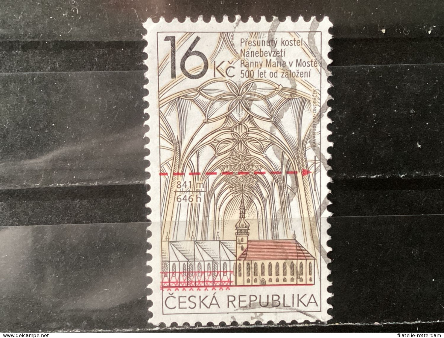 Czech Republic / Tsjechië - Church, Most (16) 2017 - Used Stamps