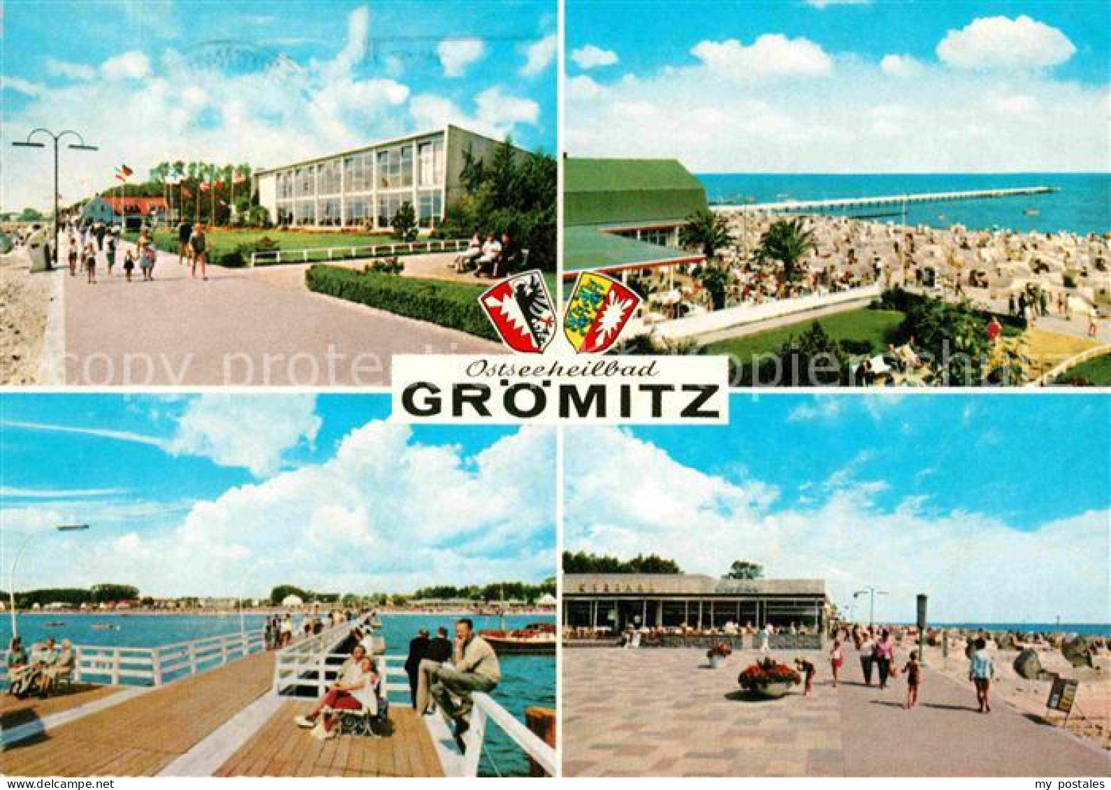 72764585 Groemitz Ostseebad Promenade Strand Seebruecke Groemitz - Groemitz