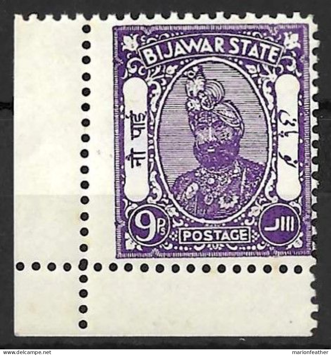 INDIA..." BIJAWAR.."...KING GEORGE V..(1910-36..)....9p.....SG3.....MINOR GUM TONE.....(CAT.VAL.£16..)....MH.. - Bijawar