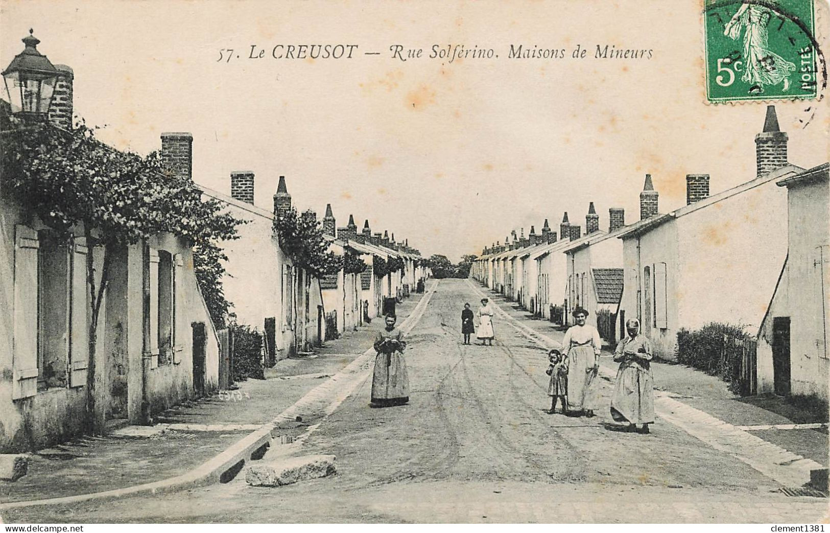 Le Creusot Rue Solferino Maisons De Mineurs - Le Creusot