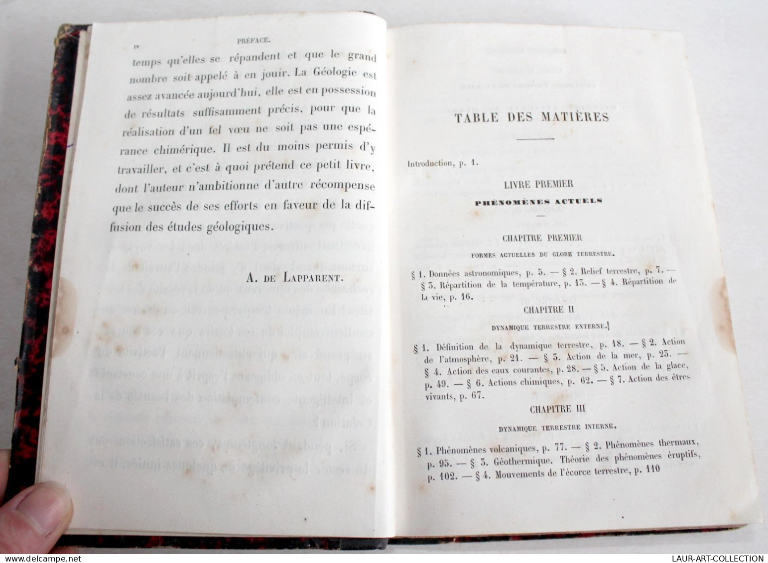 ABREGE DE GEOLOGIE Par ALBERT DE LAPPARENT + 126 GRAVURES + CARTE GEO 1886 SAVY / LIVRE ANCIEN XIXe SIECLE (2204.131) - Wissenschaft