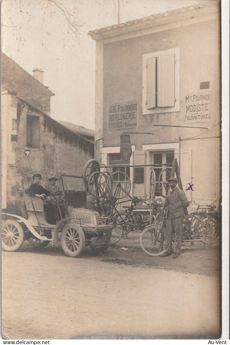 Dep 13 Ou 84 CARTE PHOTO ETS FOURNIER  Cycles - Other & Unclassified