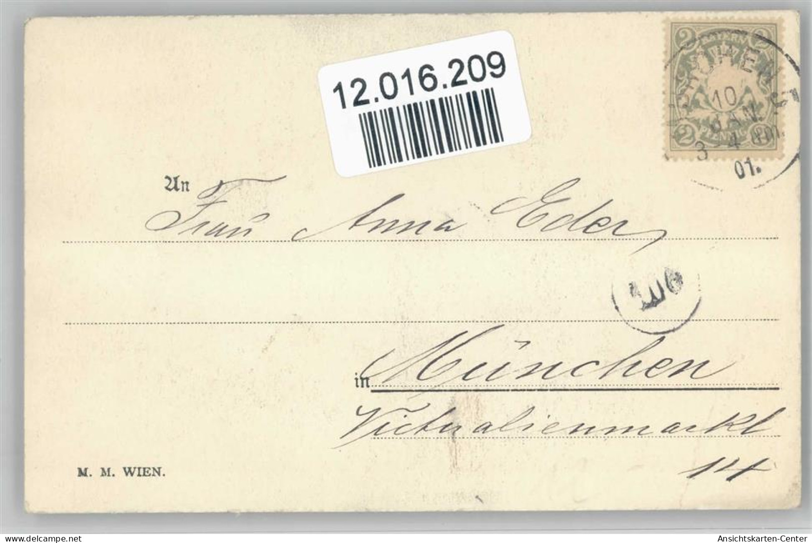 12016209 - Hutmode 1901 AK  Verlag M.M. Wien - Moda
