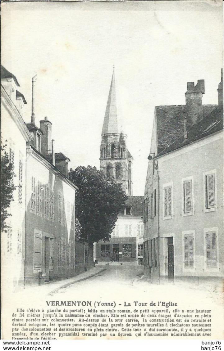 Vermenton (89) - La Tour De L'Eglise - Vermenton