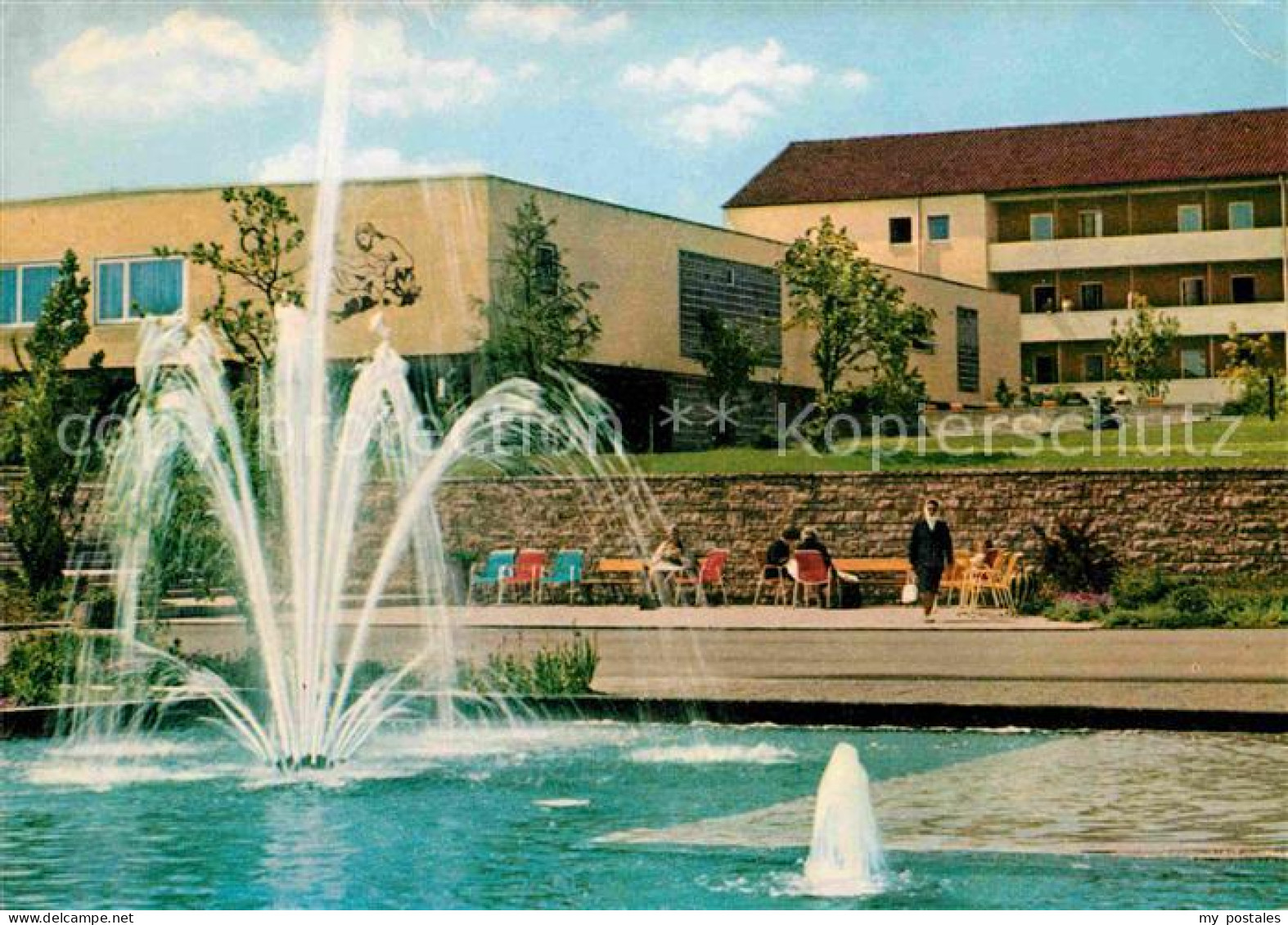 72764299 Bad Schussenried Parksanatorium Mit Wasserspiele Bad Schussenried - Bad Schussenried