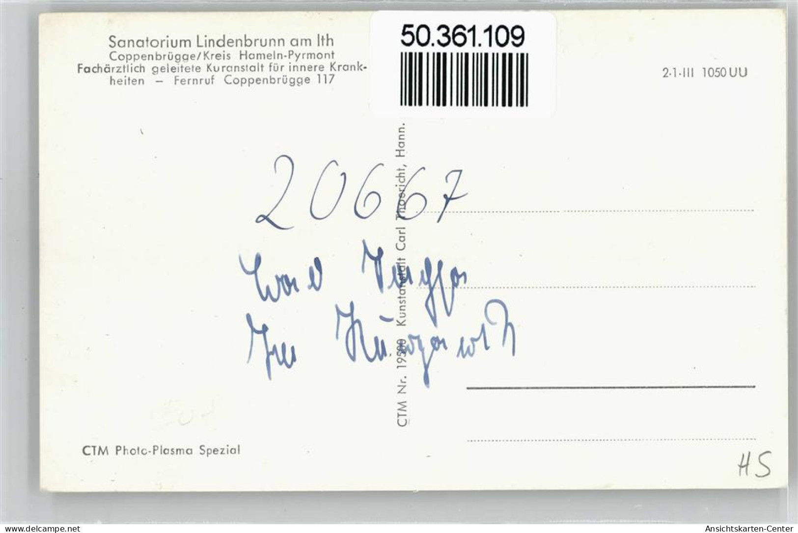 50361109 - Osterwald B Elze, Leine - Andere & Zonder Classificatie