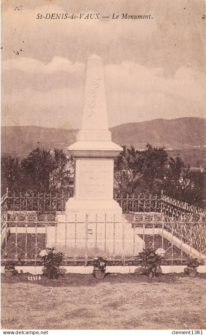 Saint Denis De Vaux Le Monument - Andere & Zonder Classificatie