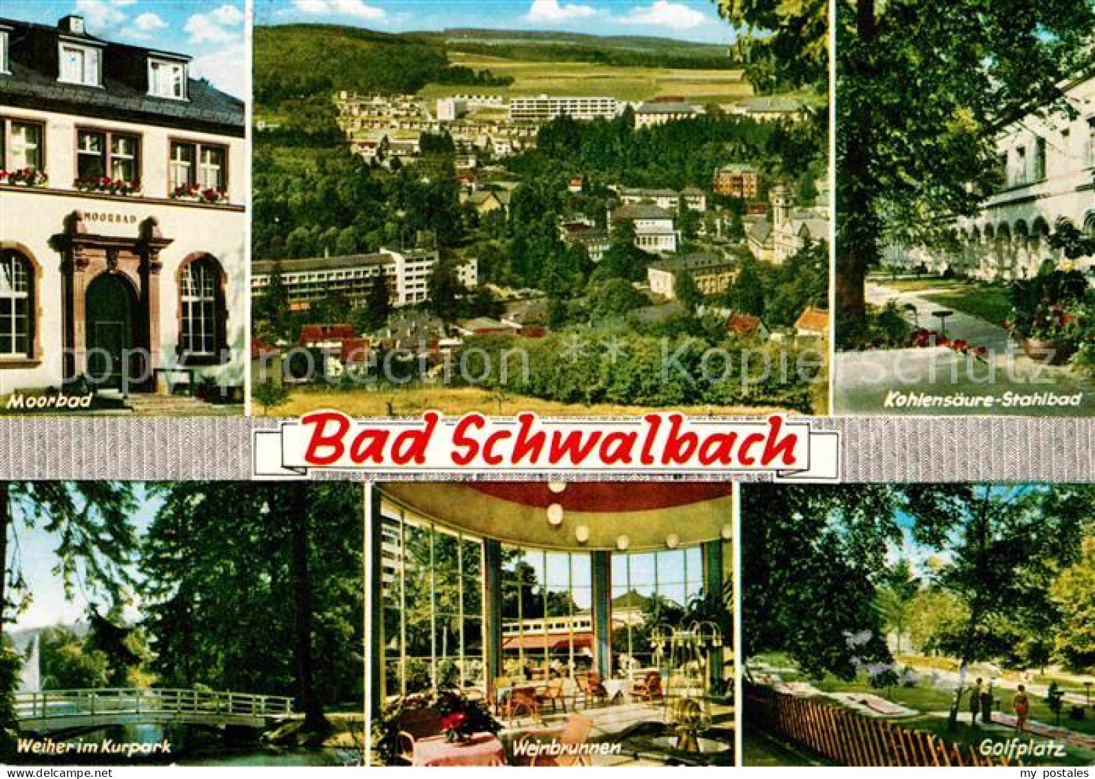 72764077 Bad Schwalbach Moorbad Weiher Im Kurpark Kohlensaeure Stahlbad Golfplat - Bad Schwalbach