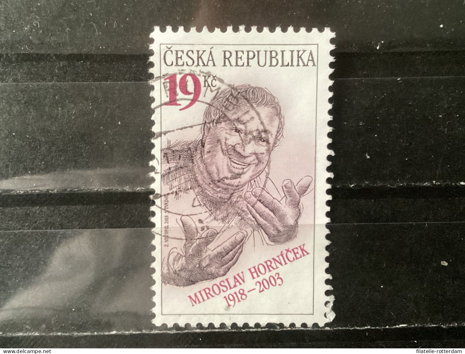 Czech Republic / Tsjechië - Miroslav Hornisek (19) 2018 - Used Stamps