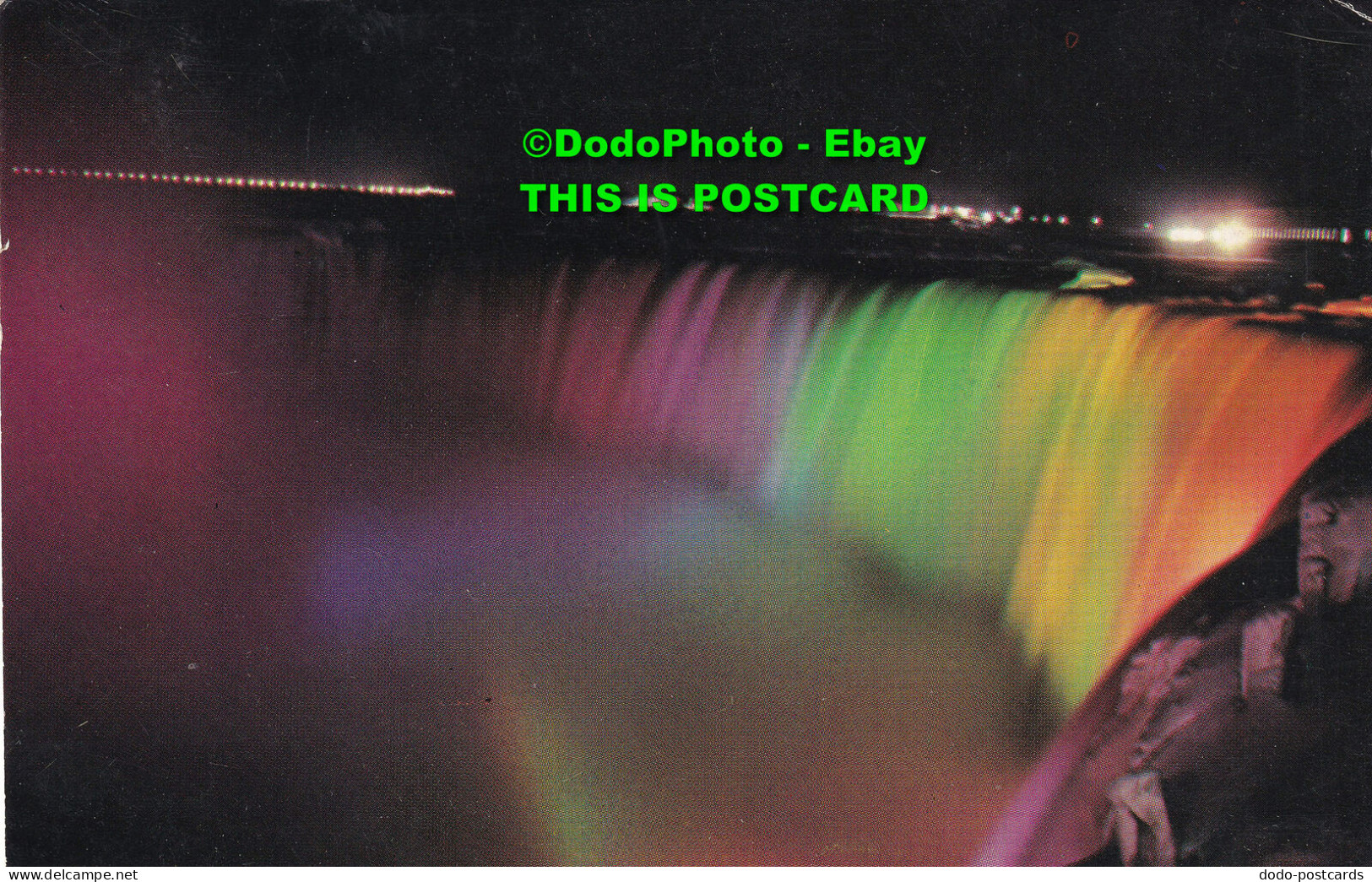 R384700 Illuminated View Horseshoe Falls. Taken From Niagara Falls Canada. JCL 6 - World