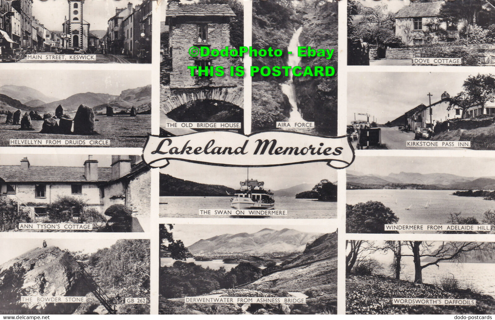 R385288 Lakeland Memories. GB 262. H. Webster Helvellyn House. RP - World