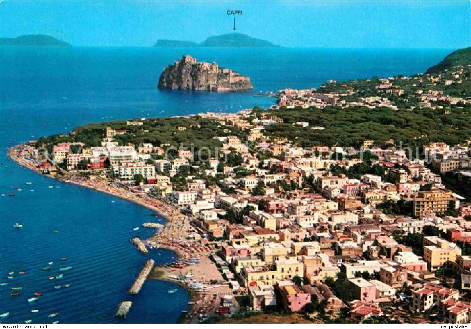 72763766 Ischia Fliegeraufnahme Ischia - Autres & Non Classés