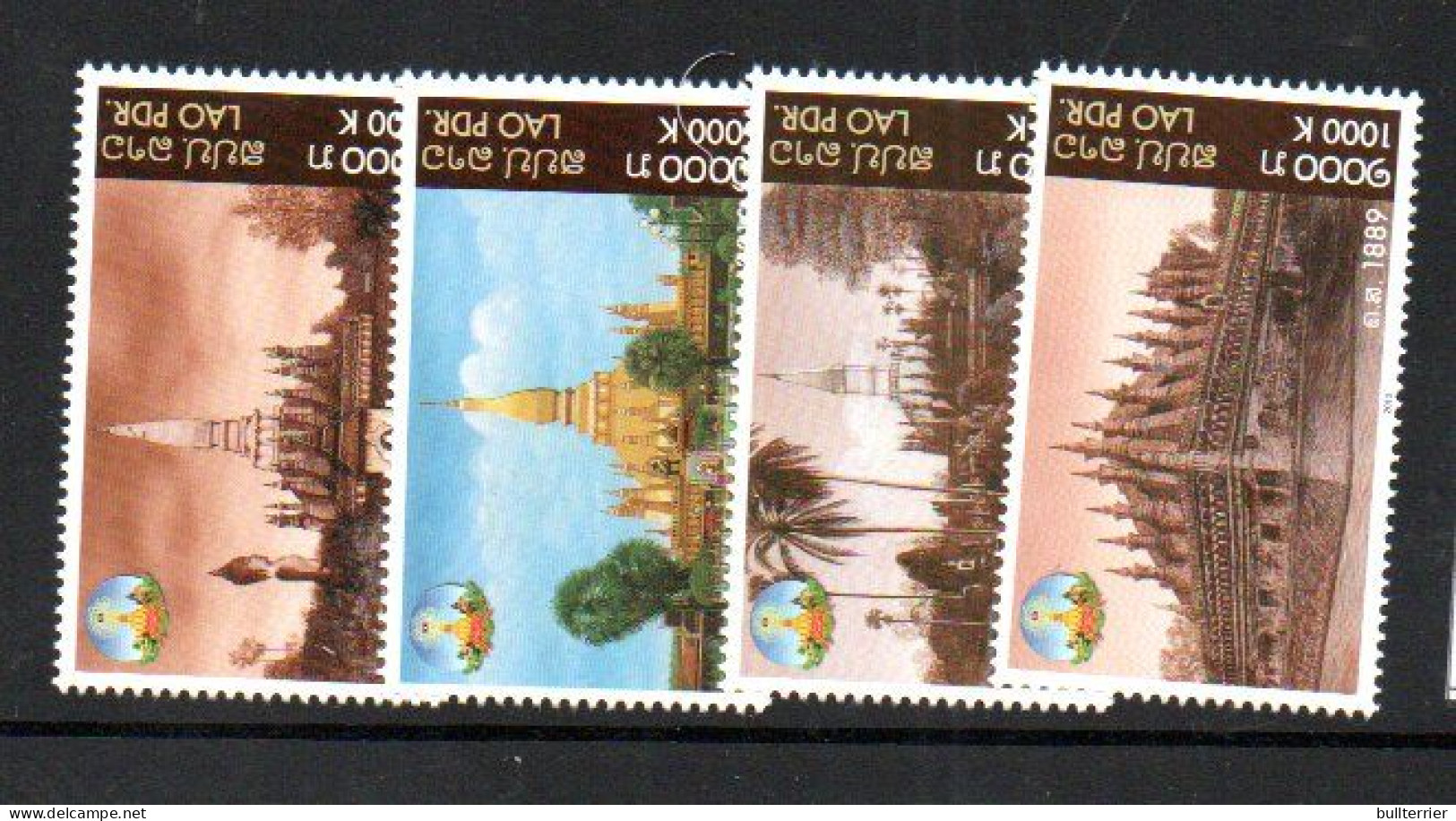 LAOS - 2010  - VIENTIANE CITY SET OF 4   MINT NEVER HINGED - Laos