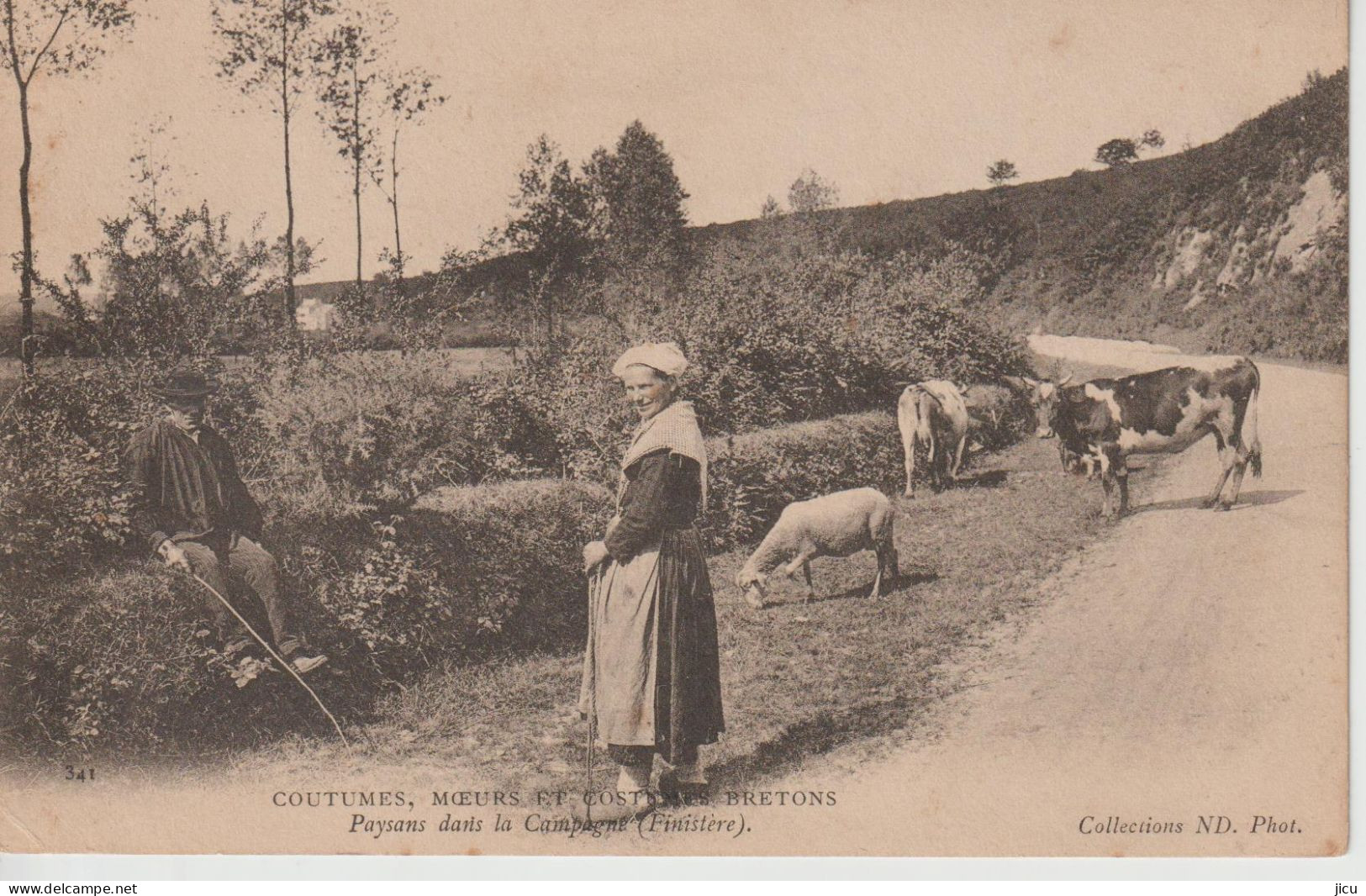 CMCB 341, Paysans Dans La Campagne (Finistère) - Bretagne