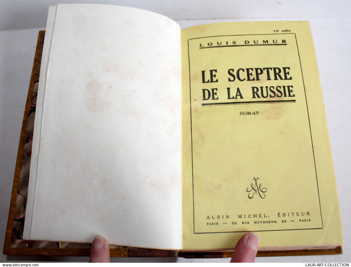 LE SPECTRE DE LA RUSSIE, ROMAN De LOUIS DUMUR 1929 ALBIN MICHEL EDITEUR, LIVRE / LIVRE ANCIEN XXe SIECLE (2204.134) - 1901-1940