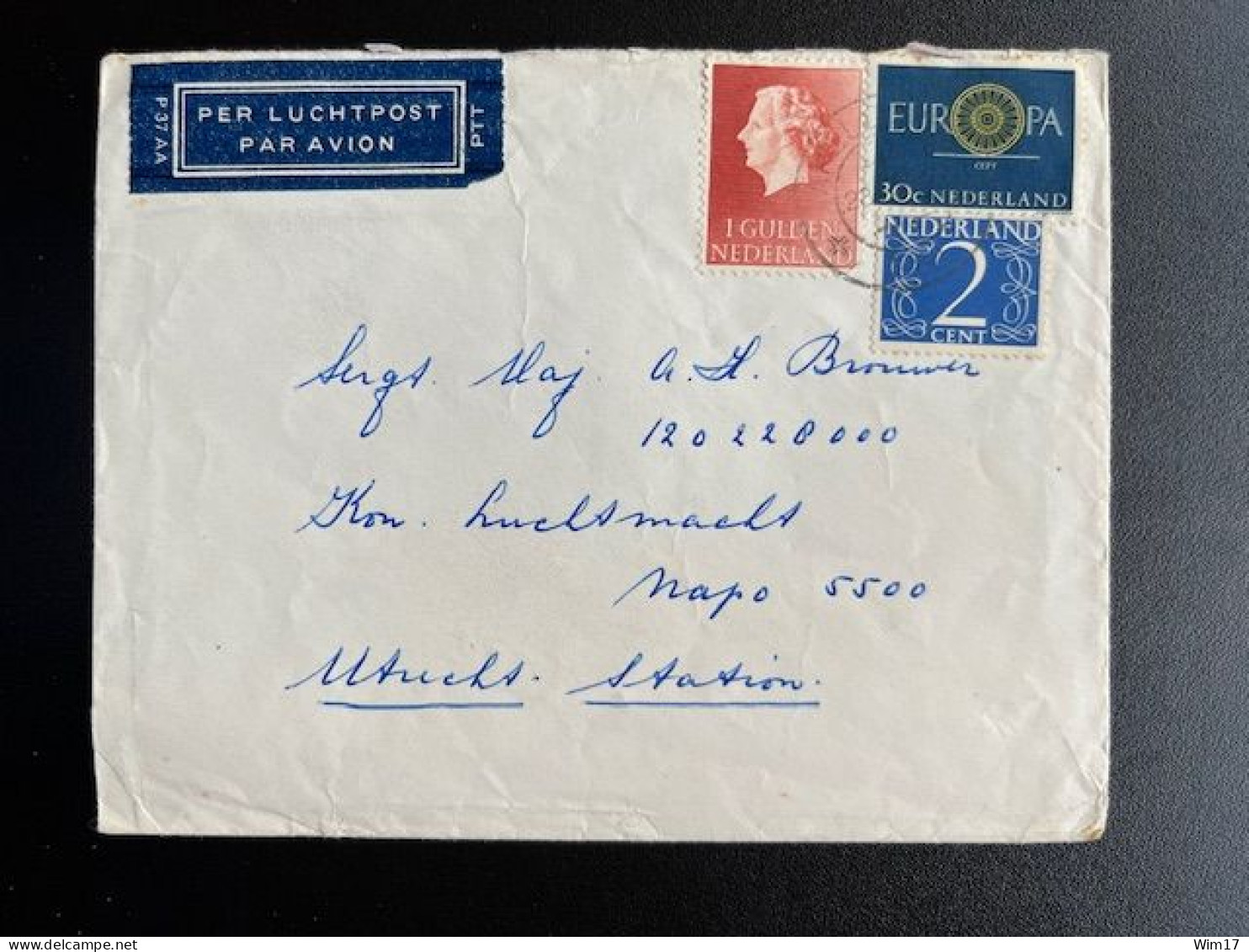 NETHERLANDS 1960 LETTER APELDOORN TO UTRECHT NEDERLAND VELDPOST NAPO - Storia Postale