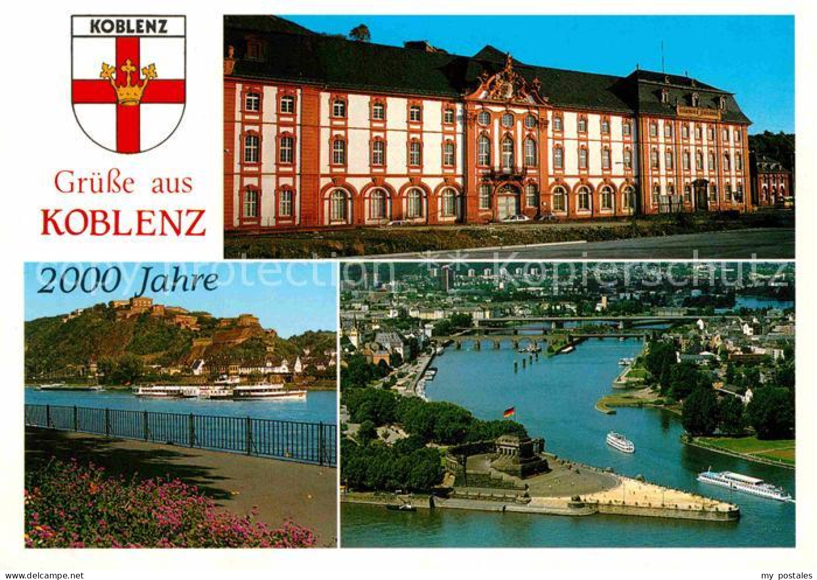 72762902 Koblenz Rhein Dikasterialgebaeude Deutsches Eck Festung Koblenz - Koblenz