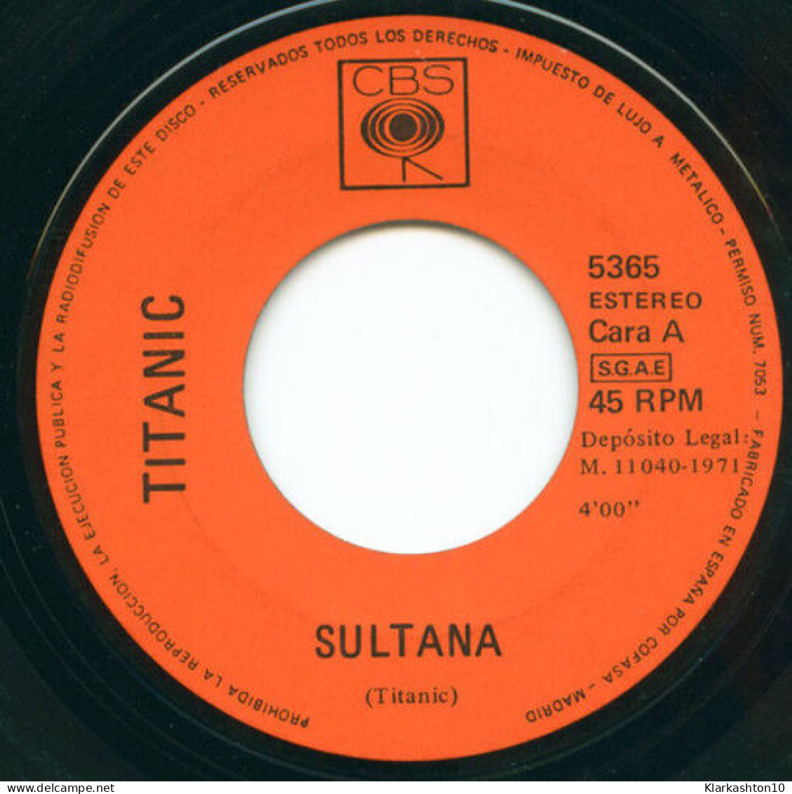 Sultana - Unclassified
