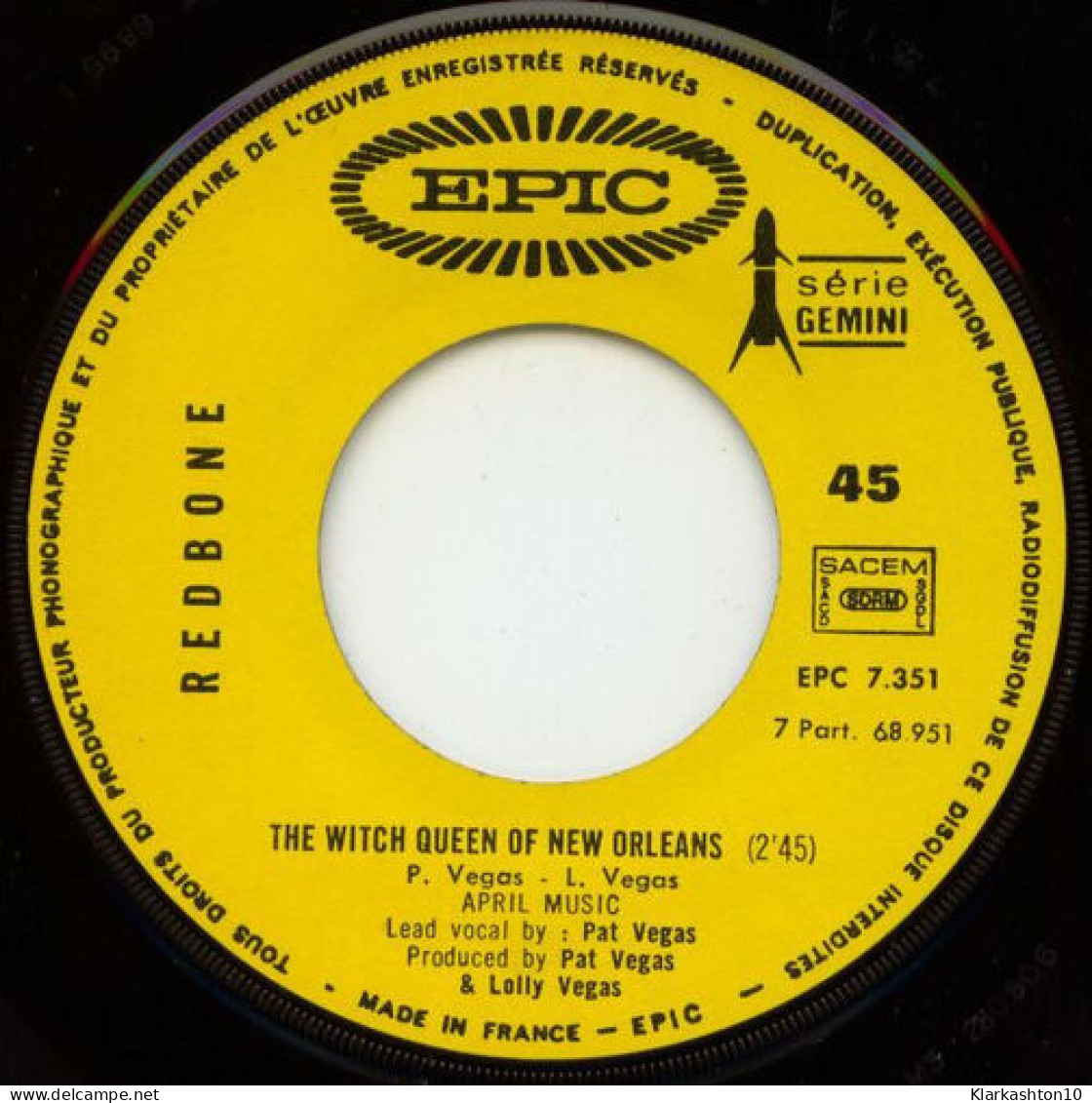 The Witch Queen Of New Orleans - Zonder Classificatie